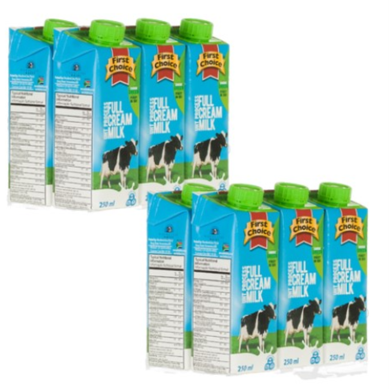 24x250ml First Choice UHT milk Main Image